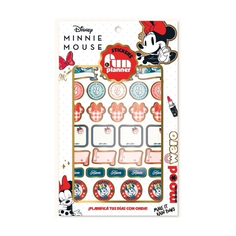 Planner Stickers Wero Fun Minnie Mouse Art.WE4183